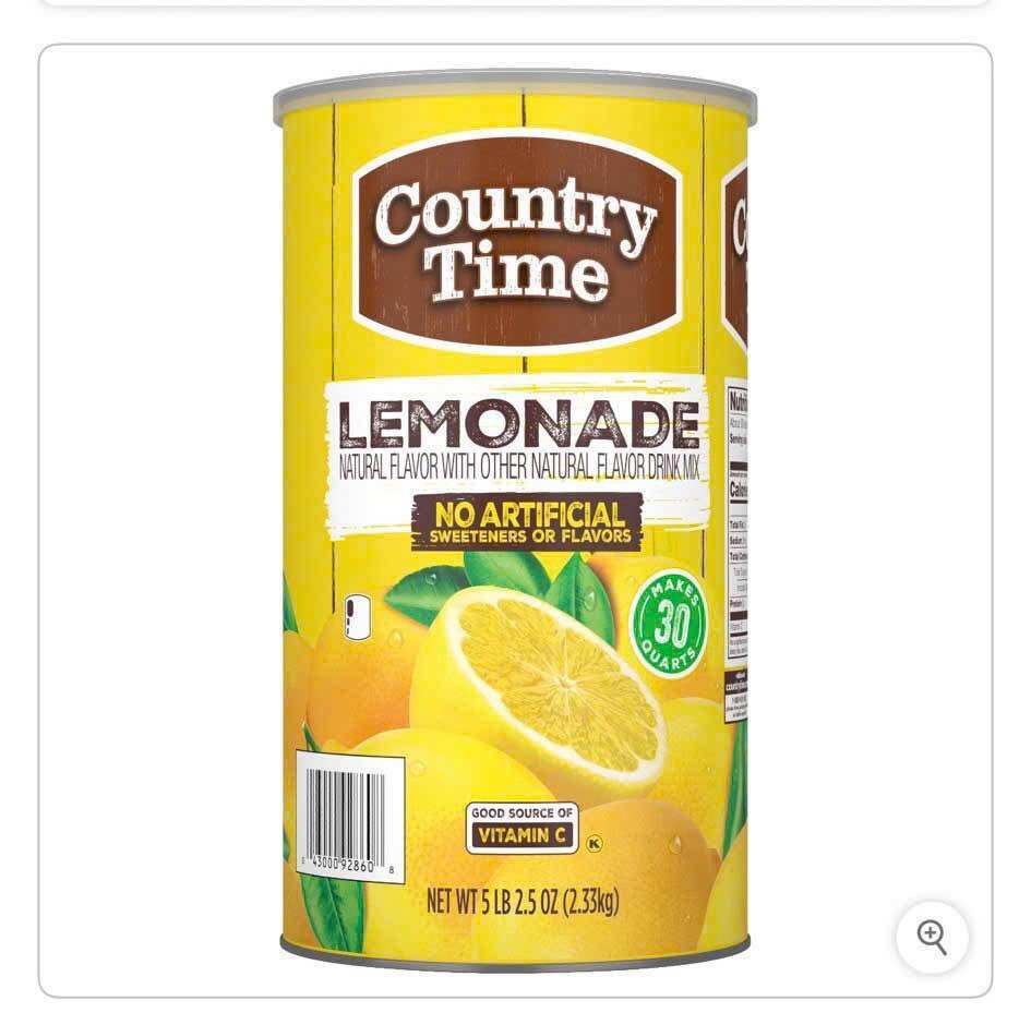 Bột pha nước Chanh vàng Country Time Lemonade của Mỹ hộp 2330gr