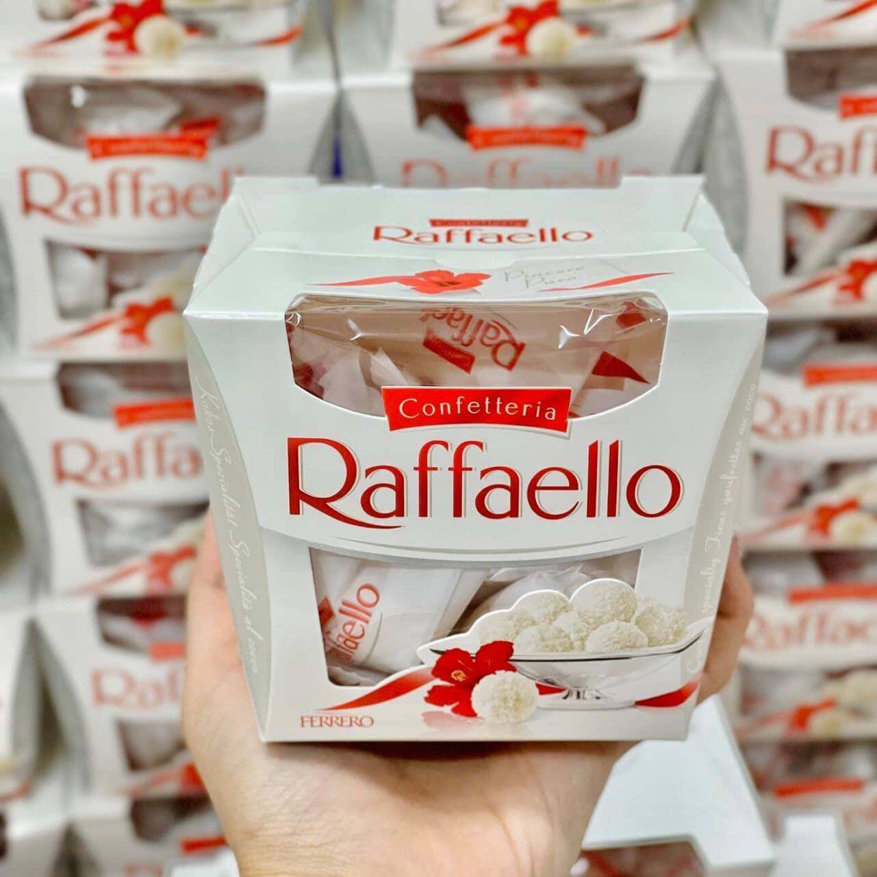 Kẹo Bọc Dừa Raffaello Ferrero của Nga Hộp Vuông 150g-Chị Vịt Shop