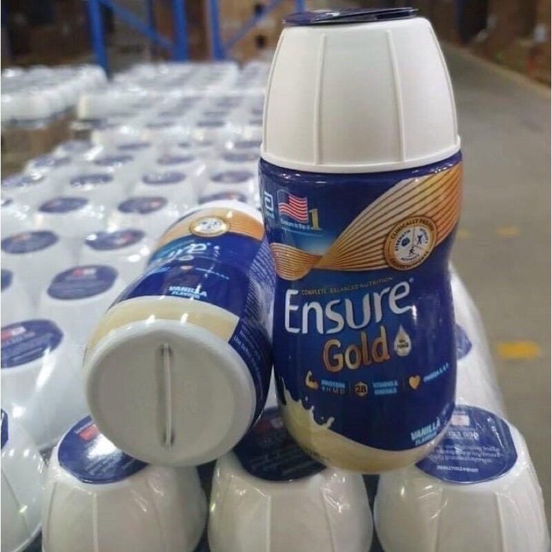 Sữa Ensure Gold Mỹ dạng nước thùng 24 chai 220ml vani Date 12/23