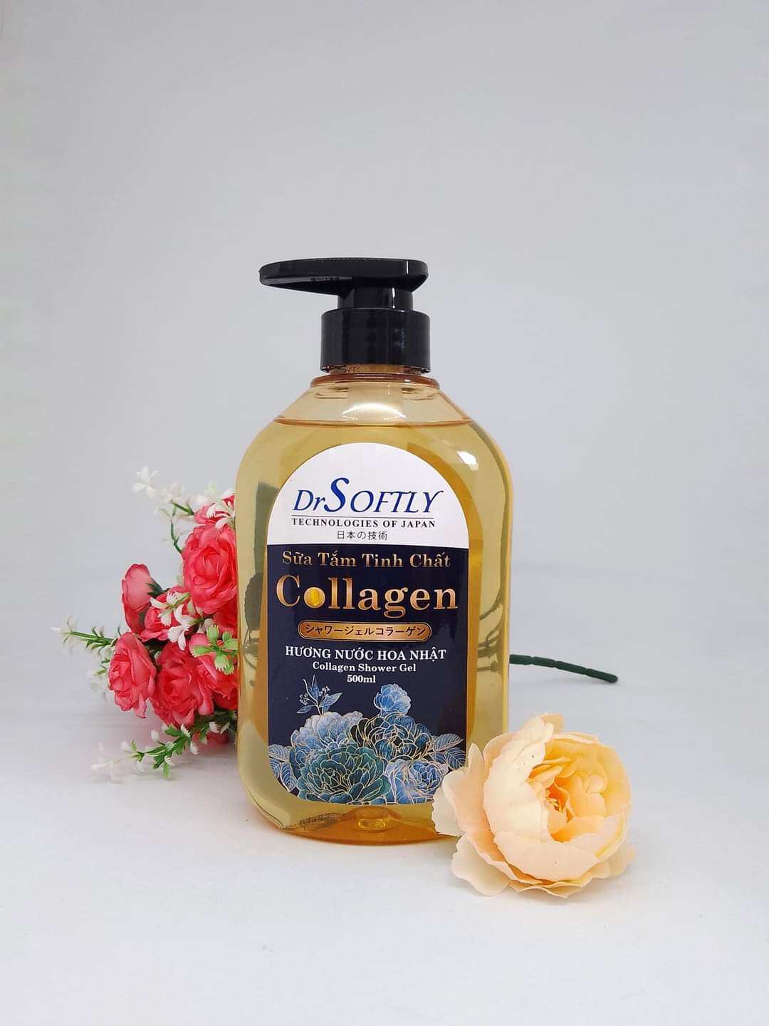 Sữa tắm tinh chất Colagel của DrSoftly hương nước hoa nhật 500ml