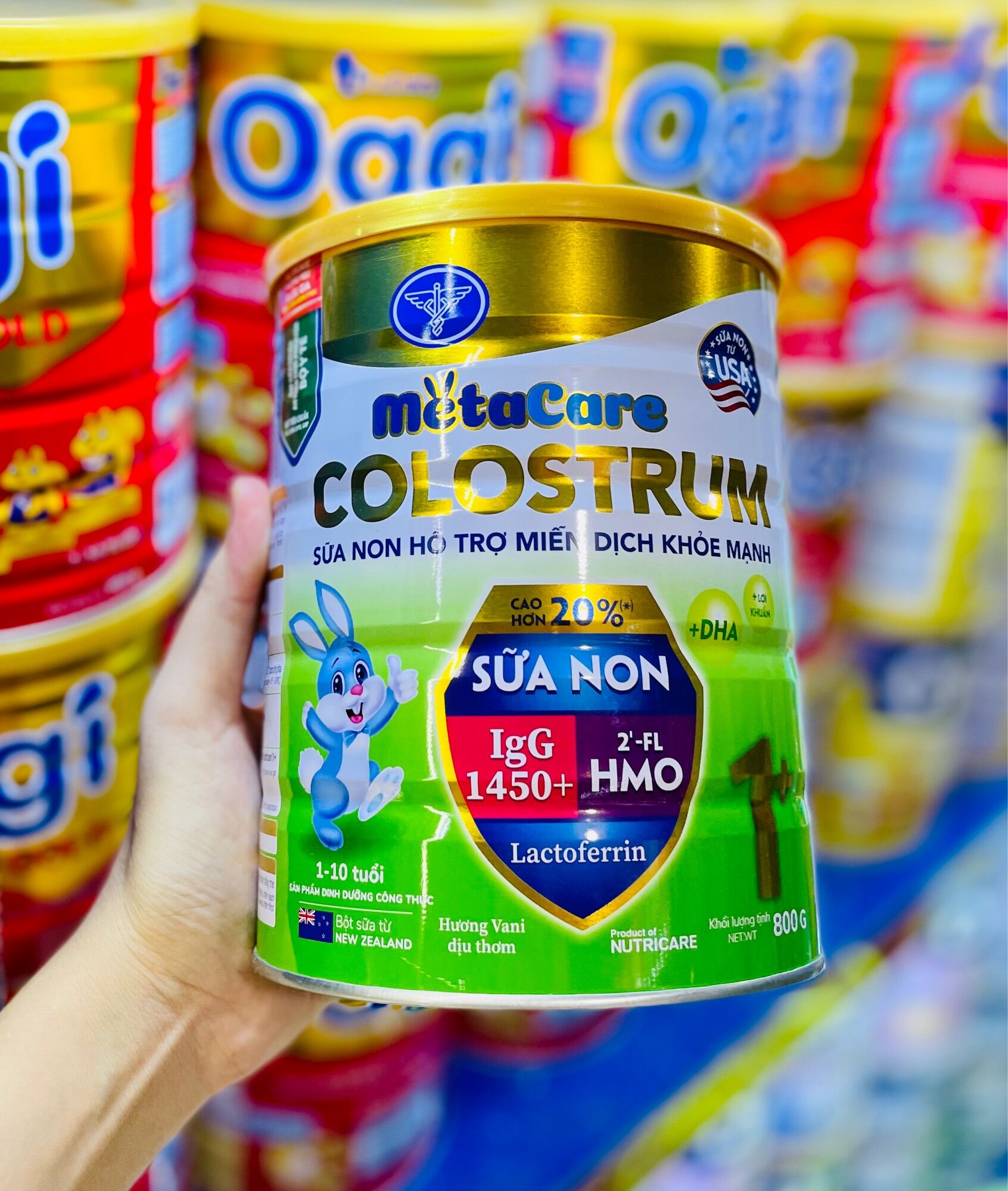 Sữa non Metacare Colostrum 1+ sữa non hỗ trợ miễn dịch