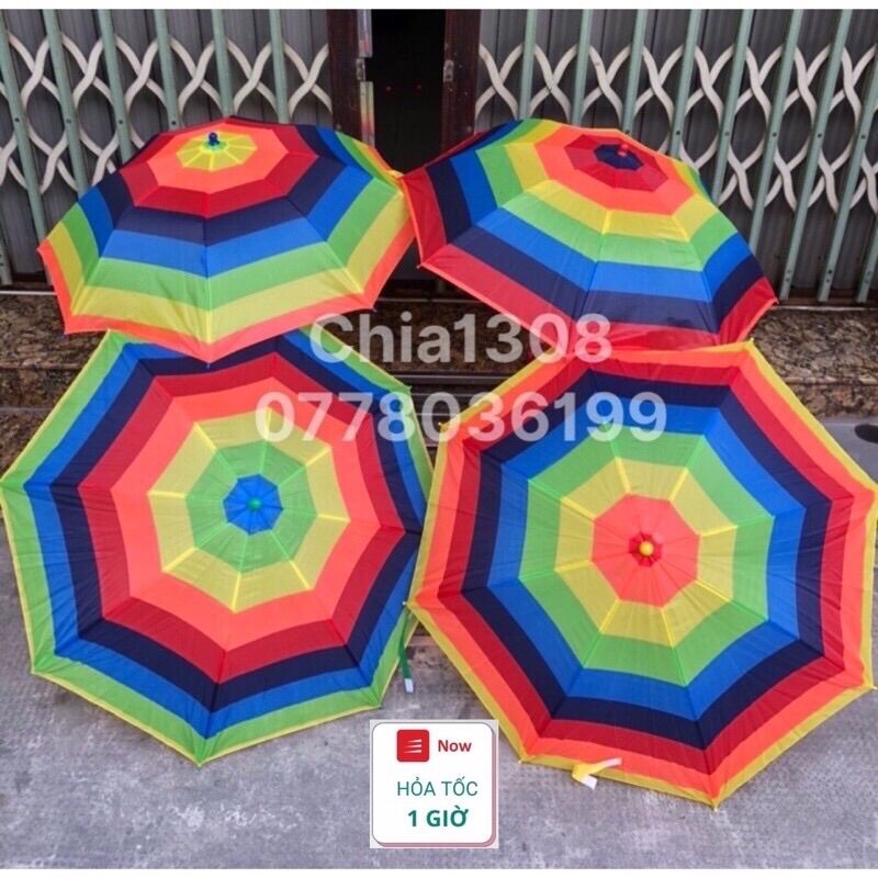 Ô dù 7 màu, 7 sắc cầu vòng cho bé