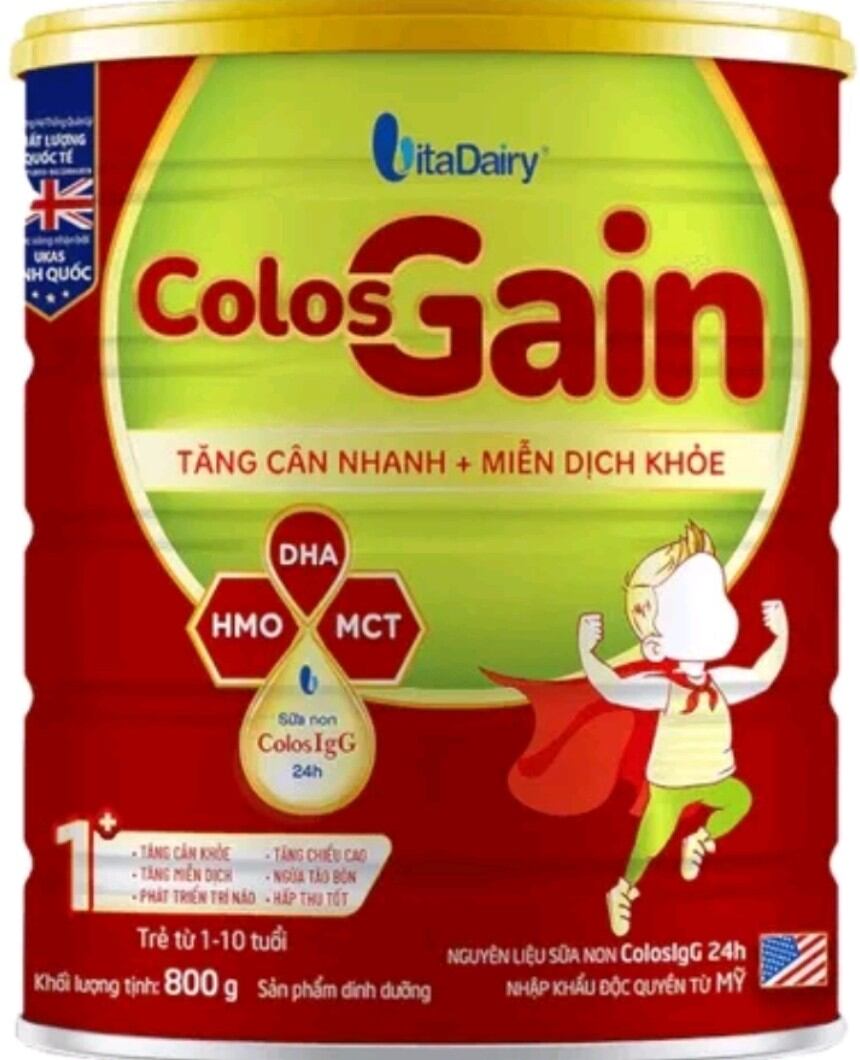 Sữa bột colosgain 1+ 800g