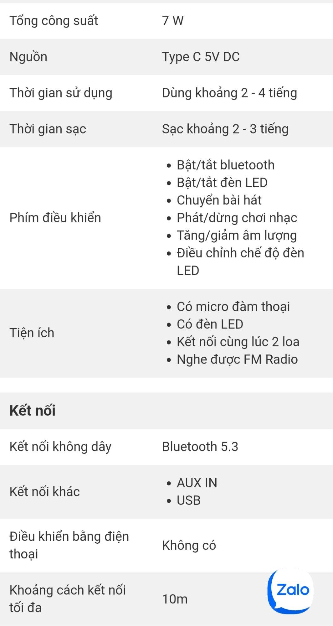 Loa Bluetooth AVA+ FreeGo F13 trưng bày 99%