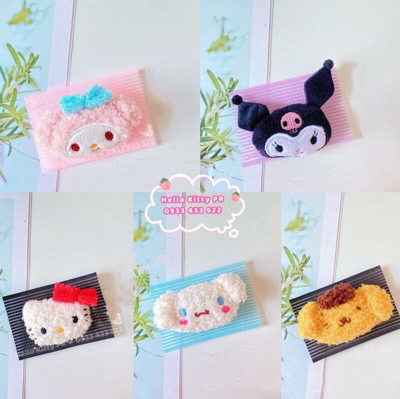 Miếng dán tóc cố định tạo tóc mái Hello Kitty