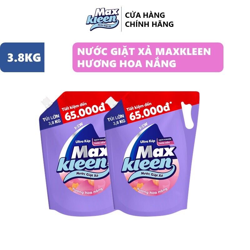 Nước Giặt Xả Mãkleen túi 3.8kg