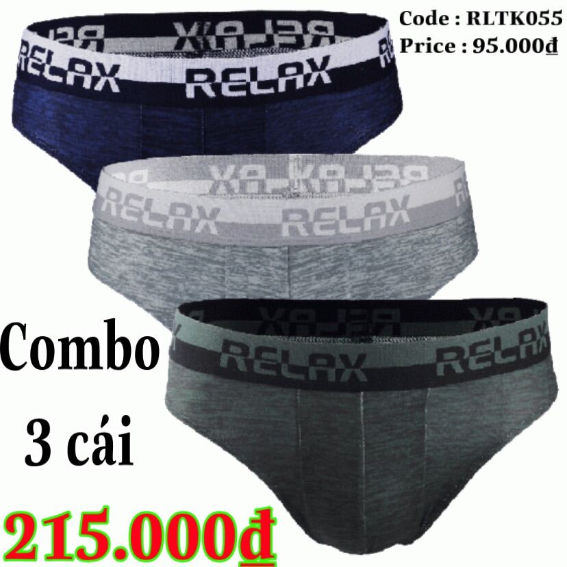 Combo 3 quần lót Nam thun lạnh RELAX_RLTK055 thumbnail
