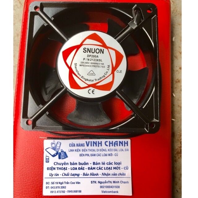Quạt tản nhiệt 220v 12x12cm