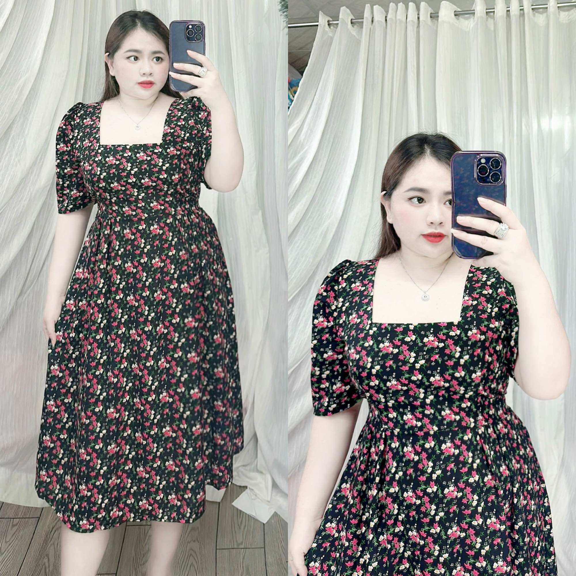 [Bigsize 65-90kg] Đầm cổ điển