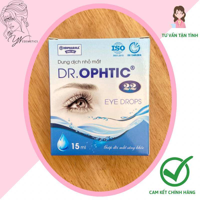 Dung dịch nhỏ mắt dr.ophtic - giúp đôi mắt sáng khoẻ, giảm mỏi mắt, làm sạch mắt tự nhiên, nước mắt nhân tạo -