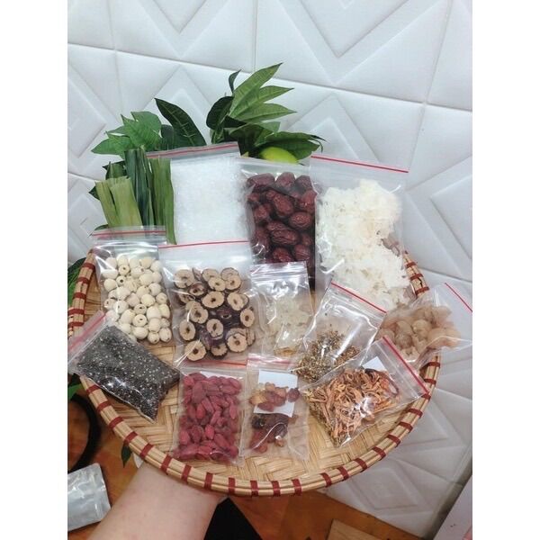 Set nấu chè dưỡng nhan 13 vị