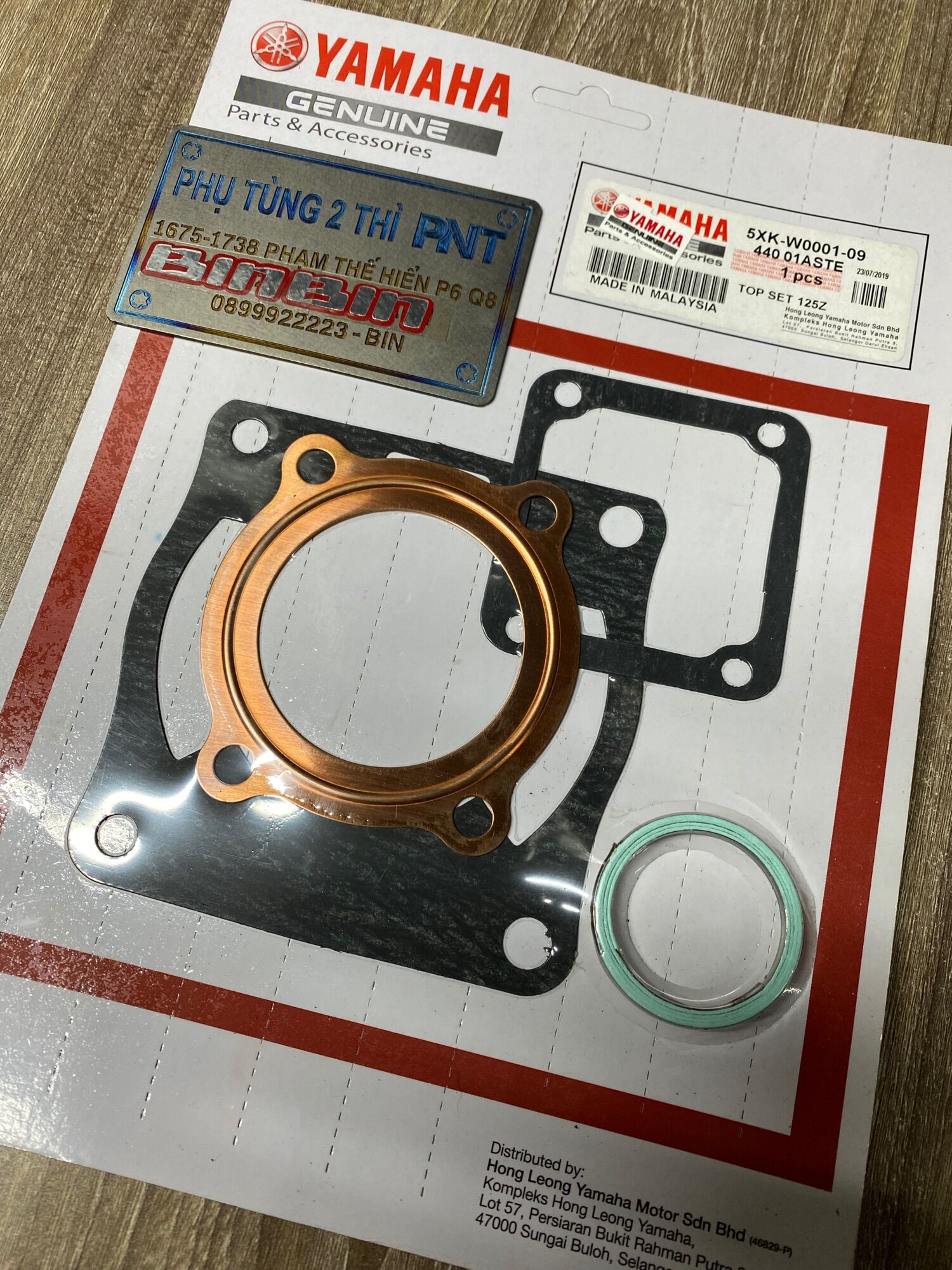 Bộ Ron Máy Yaz125 kèm ron nồi