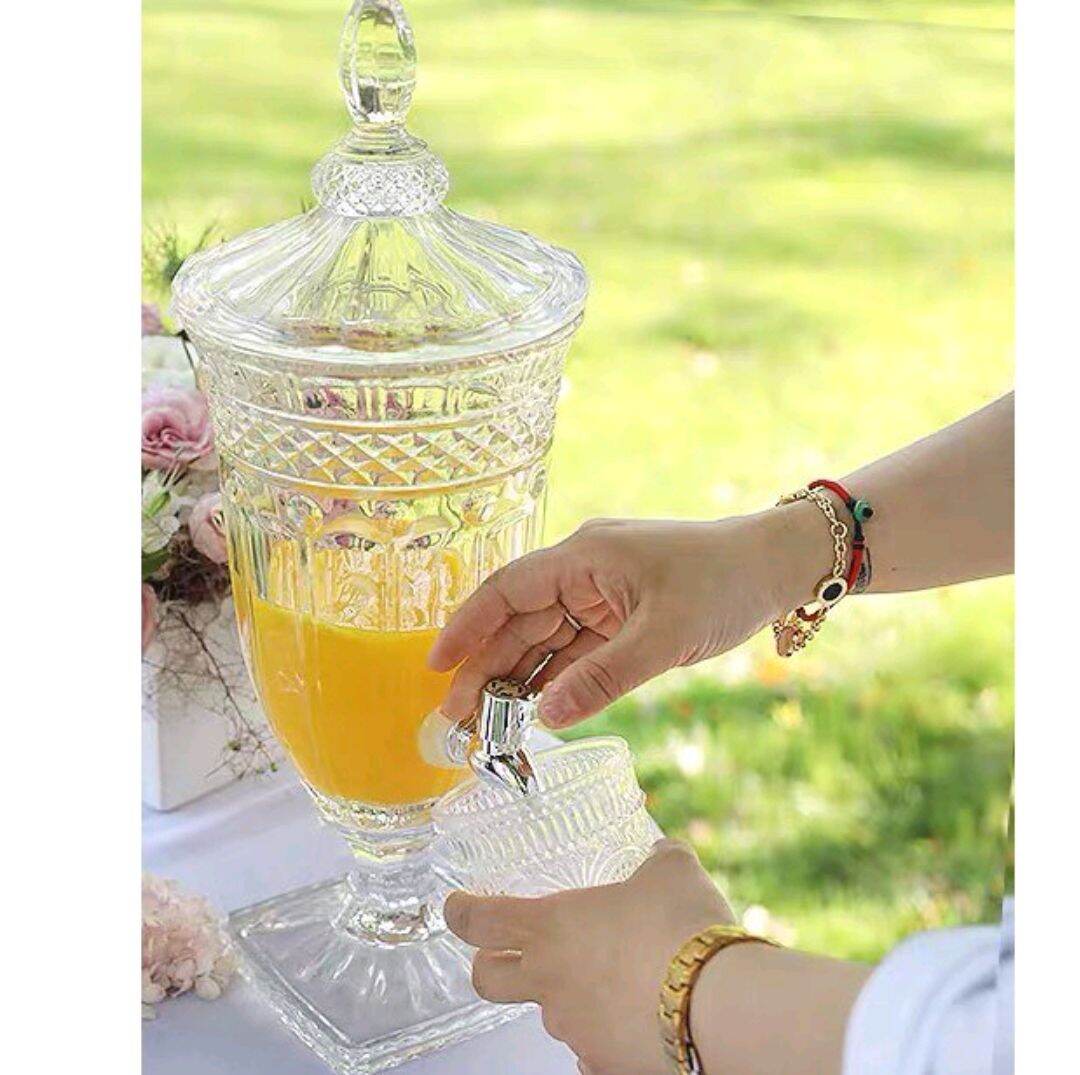 Bình thủy tinh 3lít có vòi