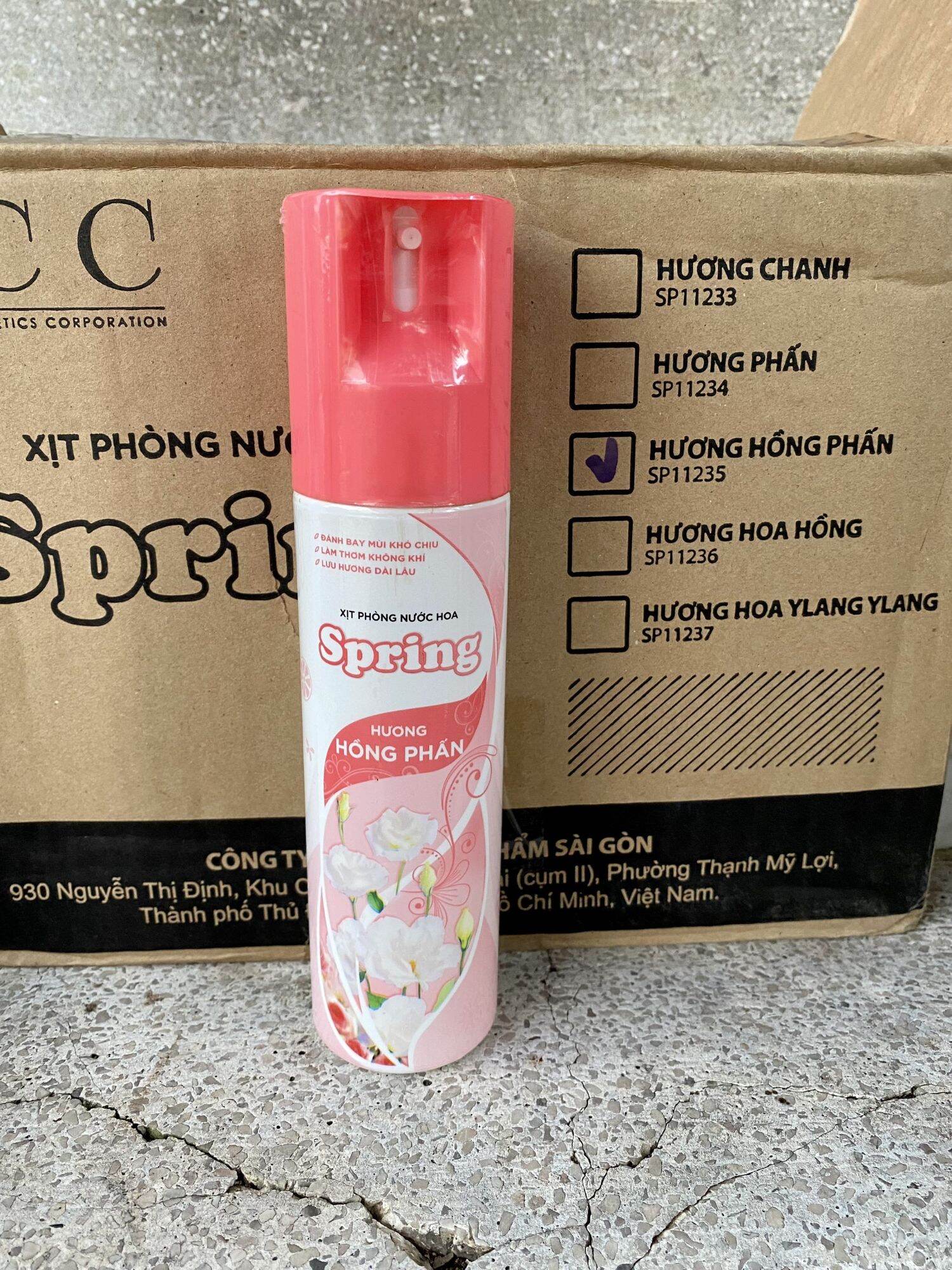 Xịt Phòng Spring 225ml chính hãng