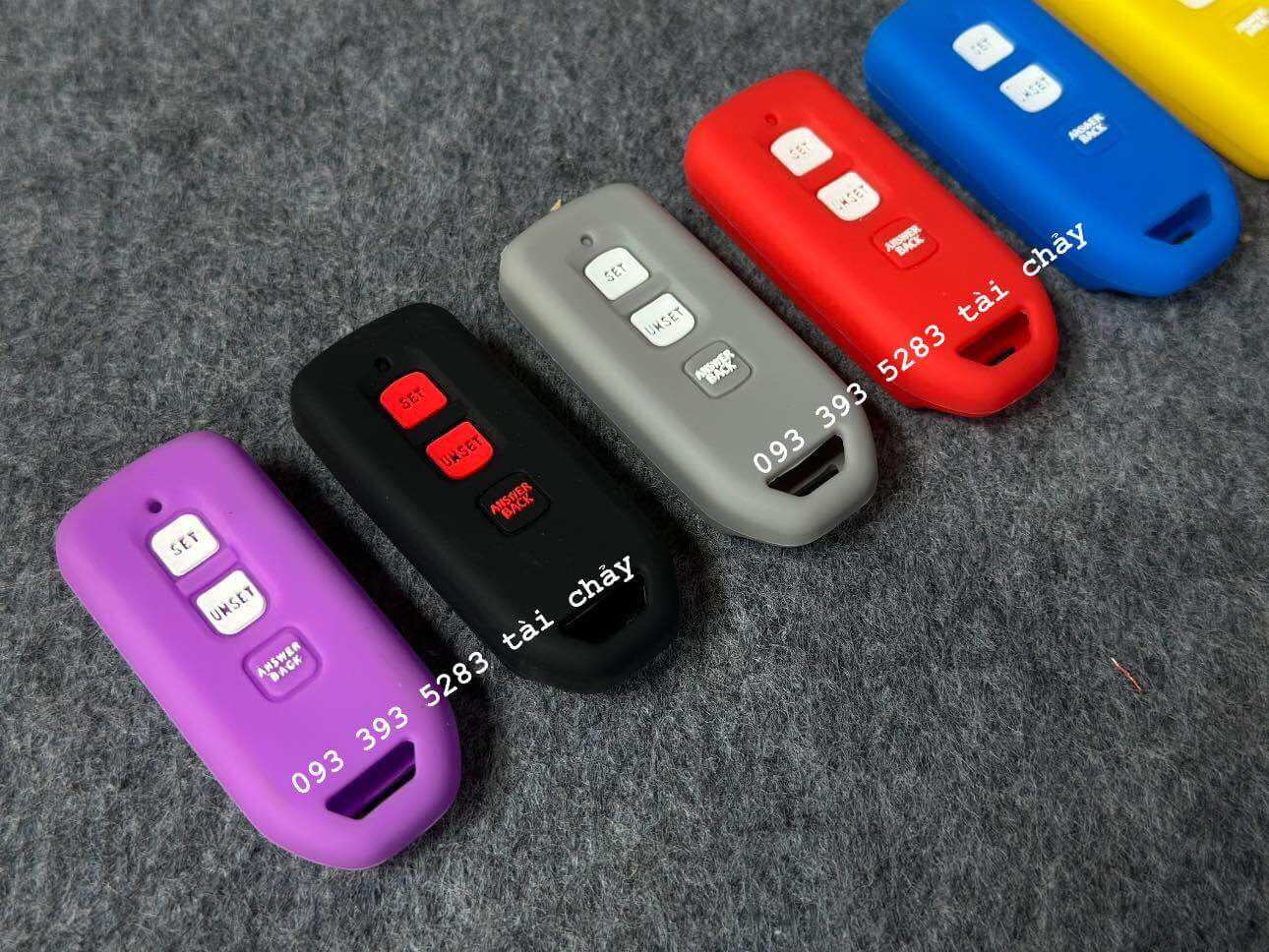 [ 1 CÁI ] BỌC CHÌA KHÓA SMARTKEY CAO SU 3 NÚT VARIO 125CC