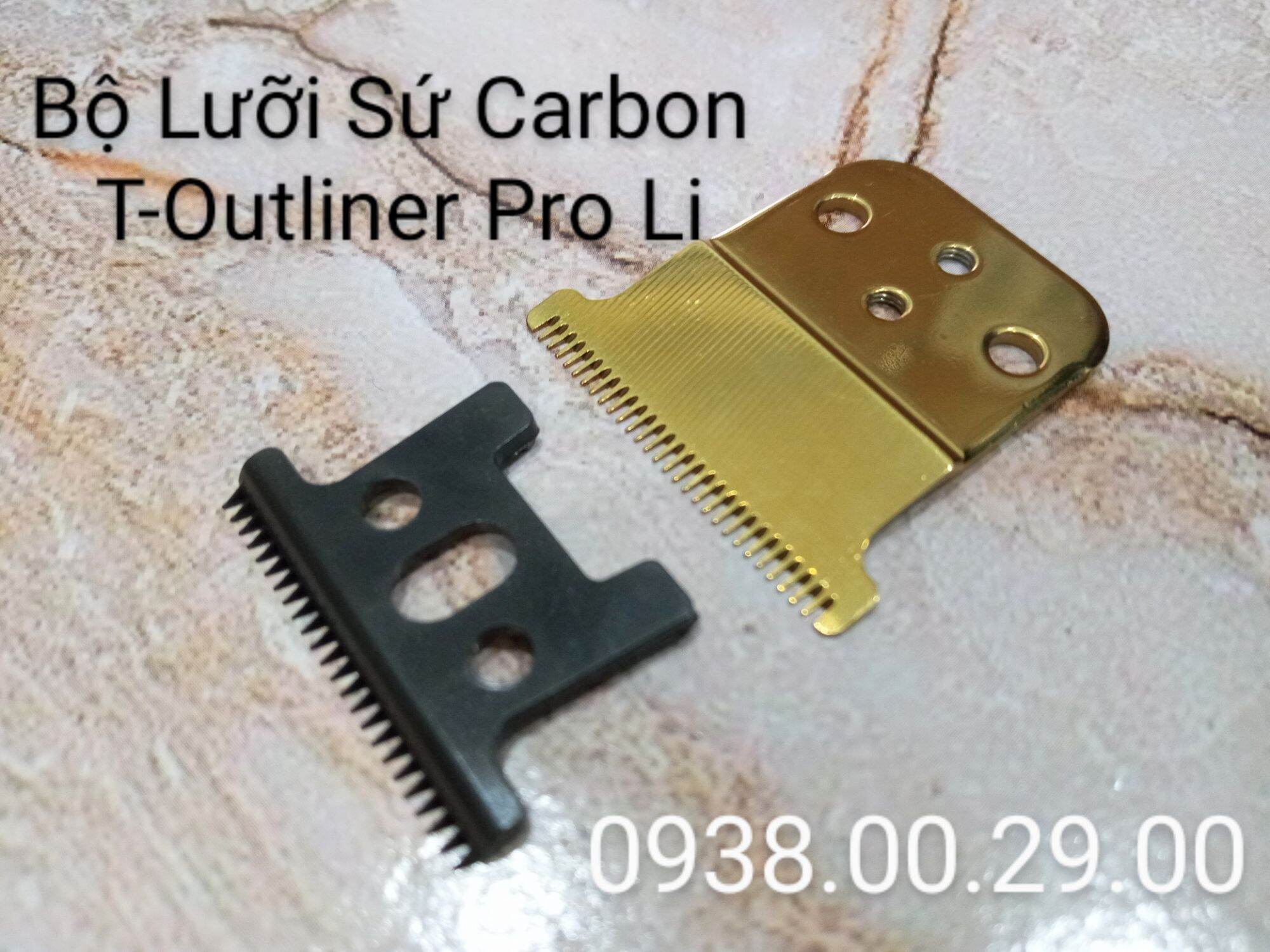 Lưỡi tông đơ chấn viền andis slimliner pro li. bộ lưỡi thép sứ carbon thay thế cho tông đơ andis.