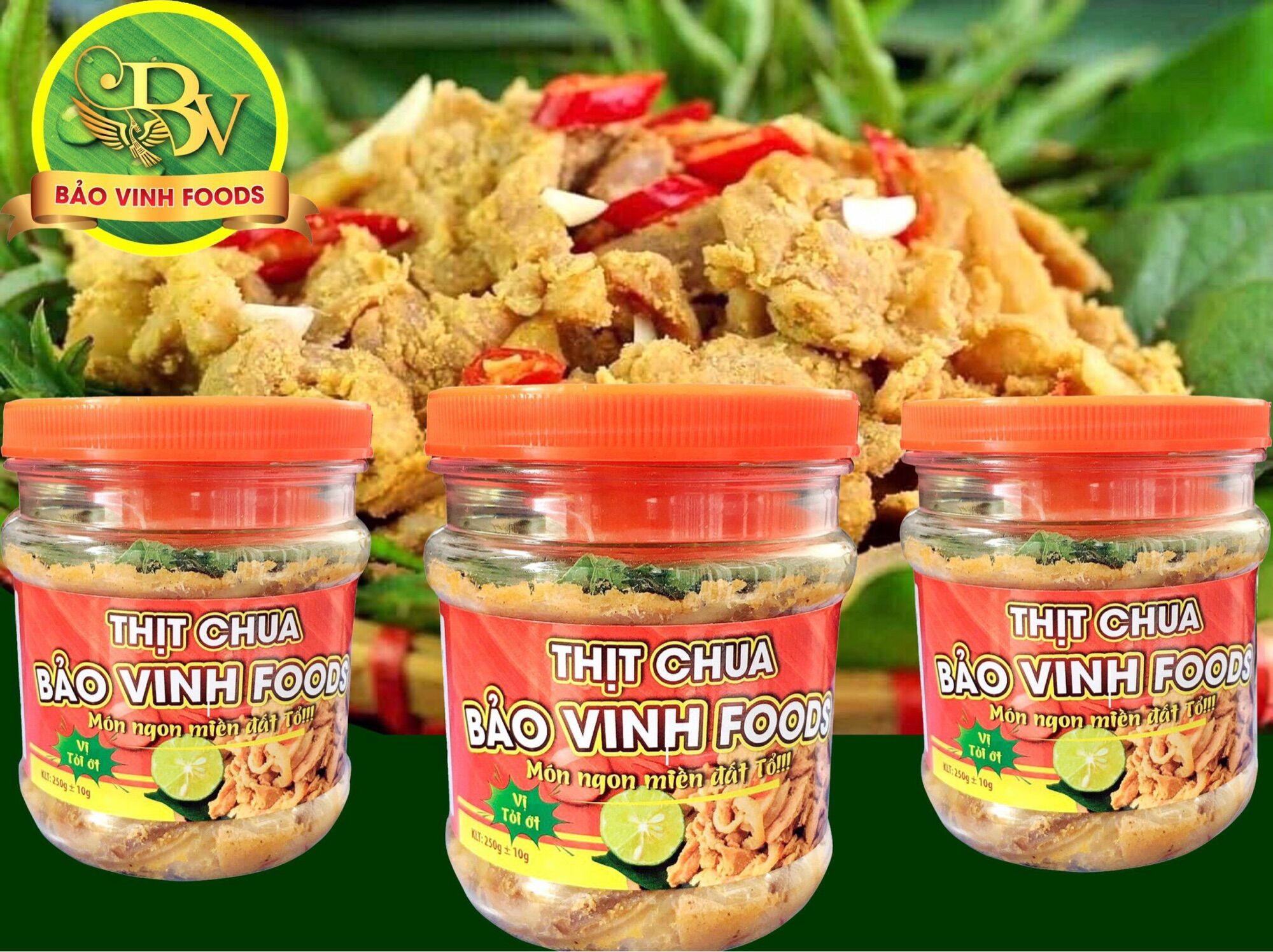 Thịt chua đặc sản phú thọ bảo vinh foods