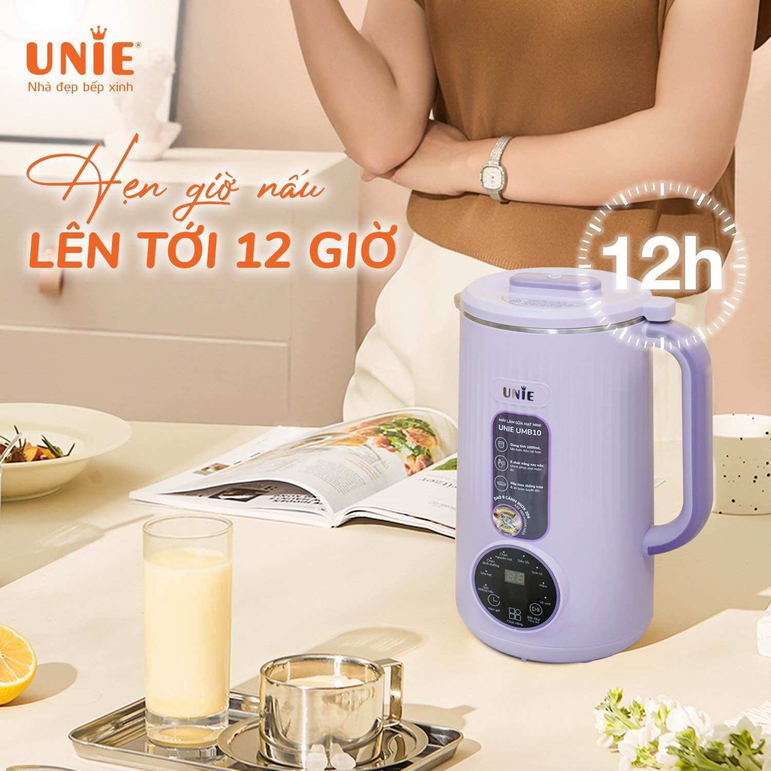 Máy làm sữa hạt Unie UMB10