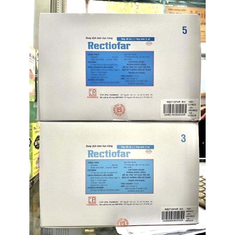 GEL BƠM TRỰC TRÀNG RECTIOFAR HỖ TRỢ TÁO BÓN