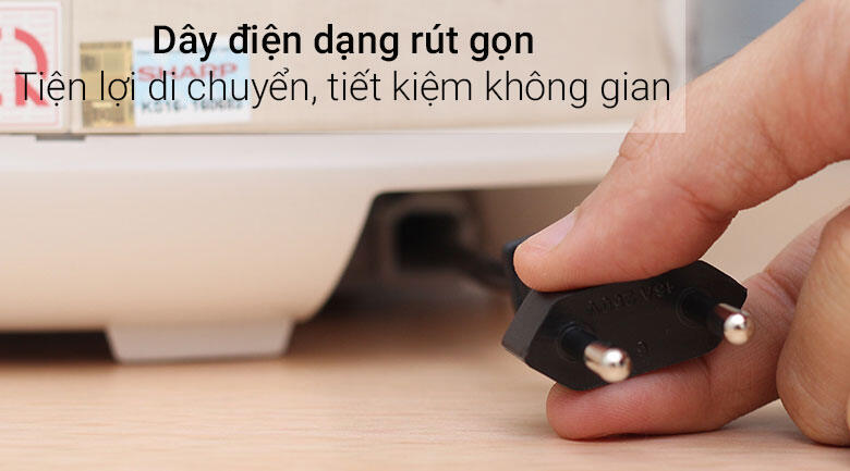 Nồi cơm điện Sharp 1.8 lít KS-N191ETV ( còn mới 95% )