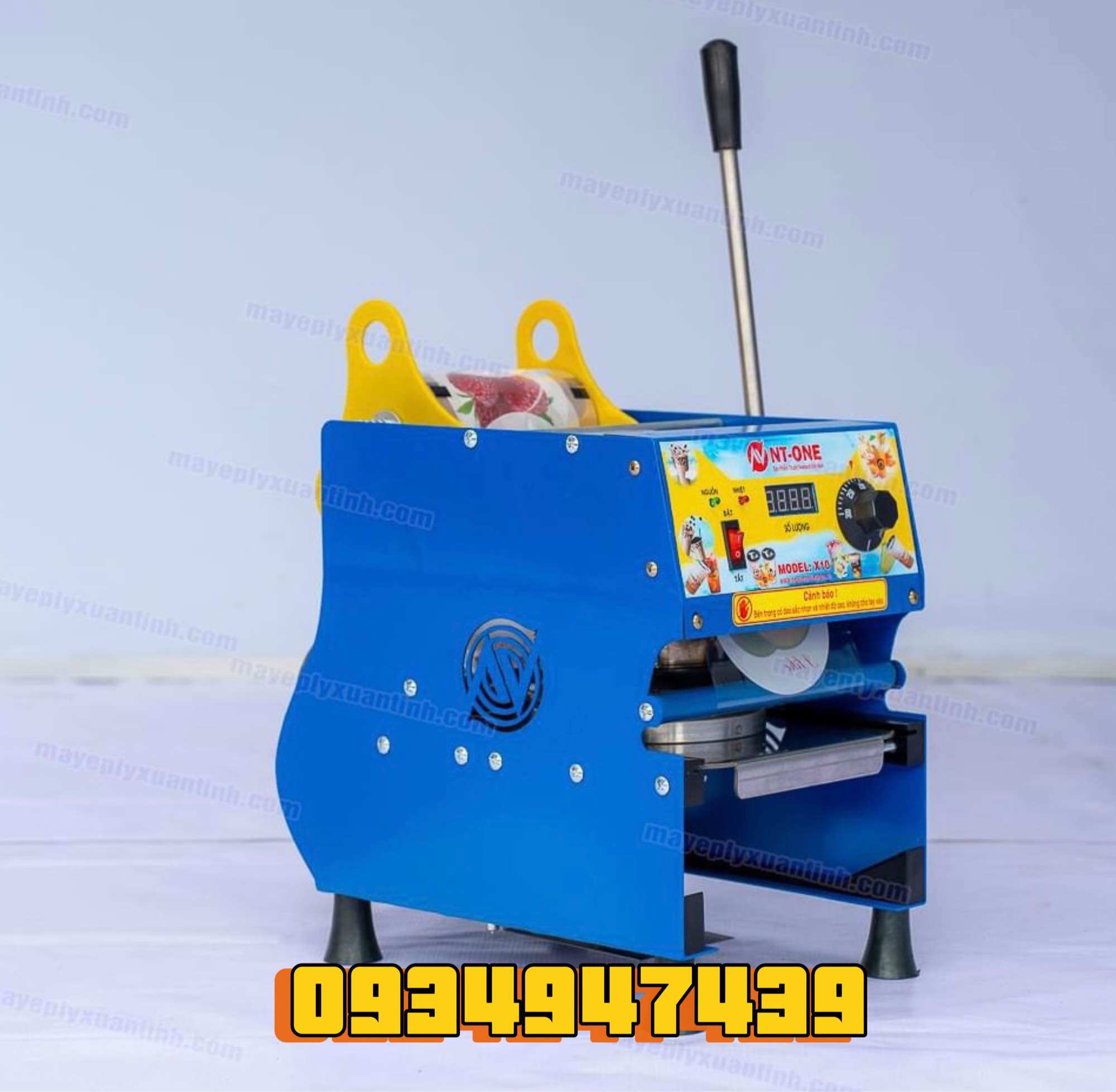 Máy Ép Ly 1 Lít Khổng lồ, tặng khuôn ép ly nhỏ và cuộn màng ép