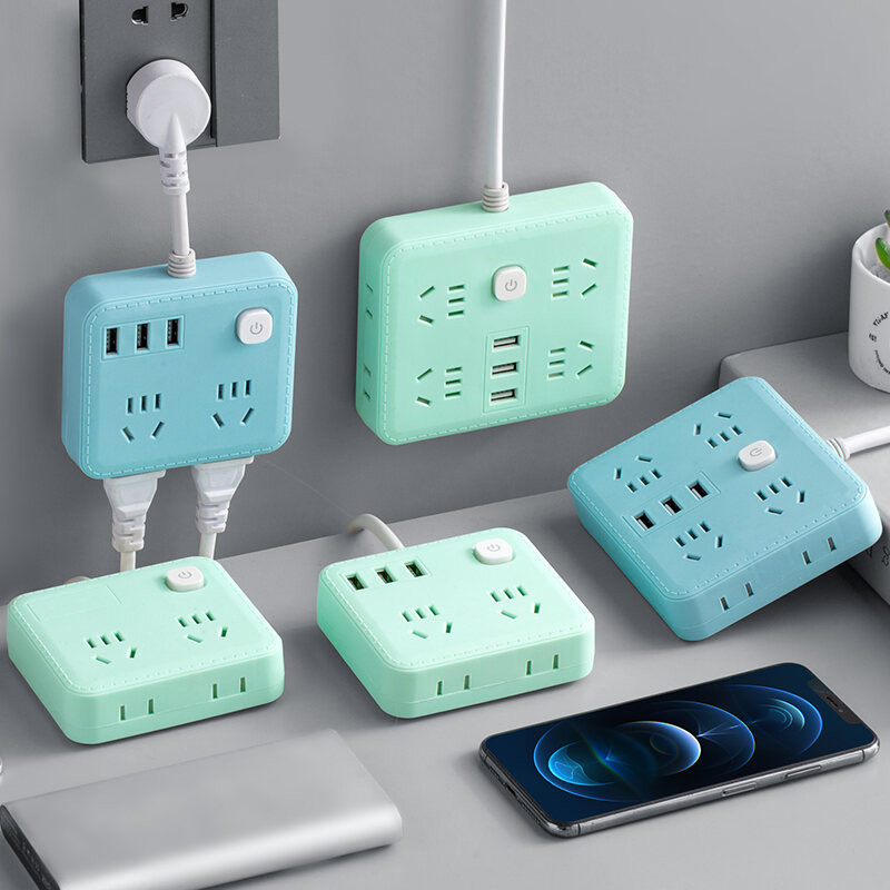 Bảng giá Bảng Điều Khiển Ổ Cắm Xốp USB Thông Minh Gia Đình Nguồn Chuyển Đổi Ổ Cắm Đa Chức Năng Hệ Thống Dây Điện Với Dây Dài, Sinh Viên Đại Học, Ký Túc Xá Vuông Kéo Sáng Tạo Máy Tính Để Bàn Cắm Nhiều Cắm Bit