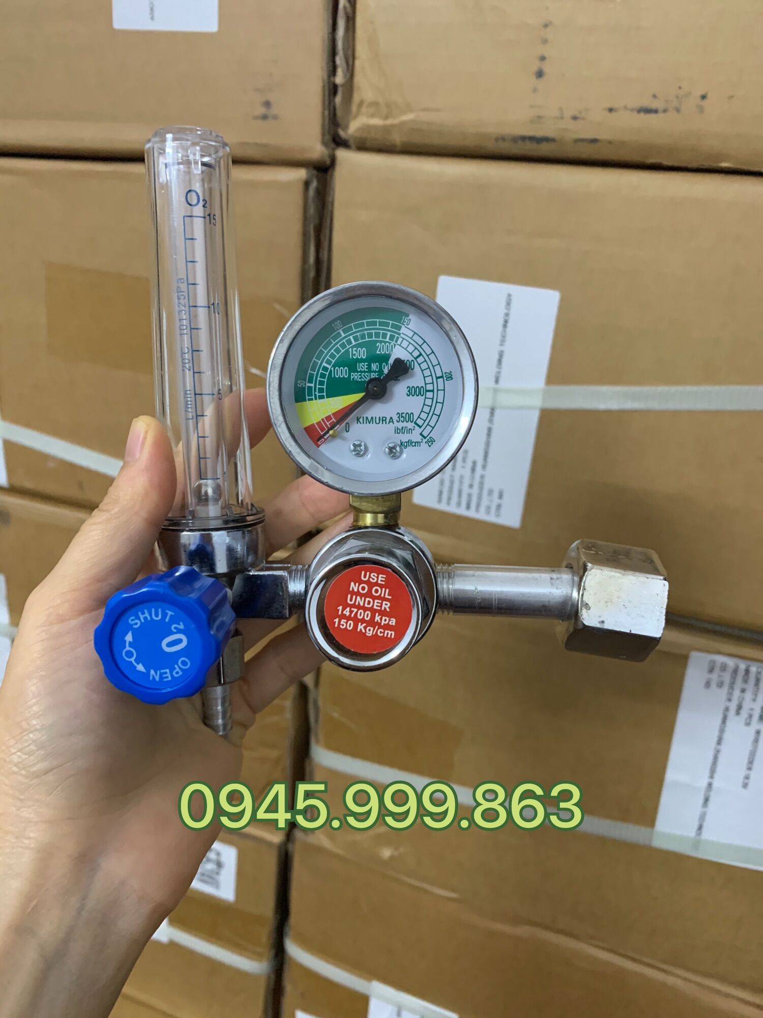 Đồng Hồ Khí Argon NDA15