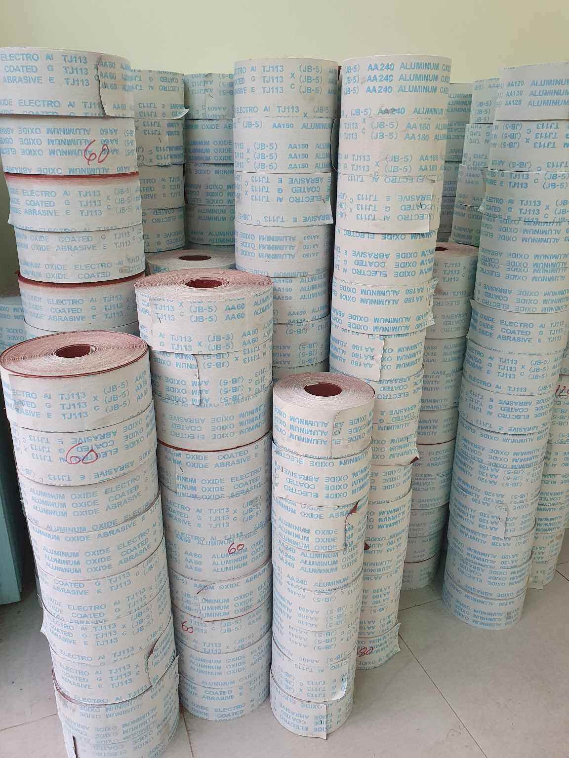 Nhám vải cuộn jb-5 AA100 150mm × 45 mét