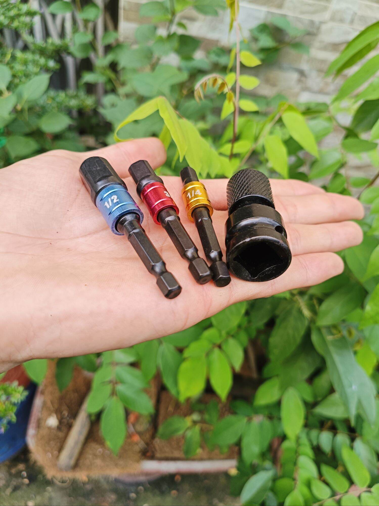 bộ 4 đầu chuyển từ bắt vít sang bulong