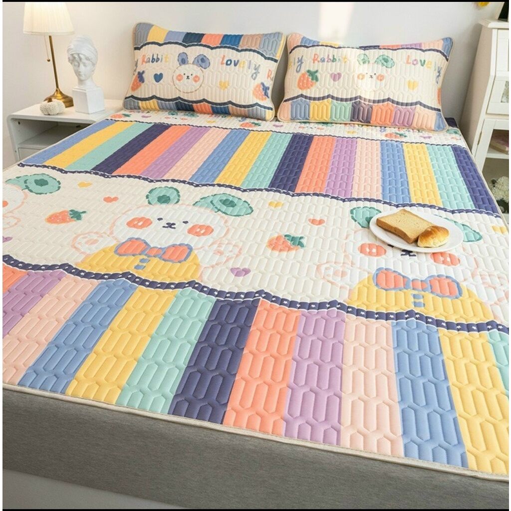 Chiếu  điều hoà cao su non hàng HOT [tặng kèm 2 vỏ gồi ]