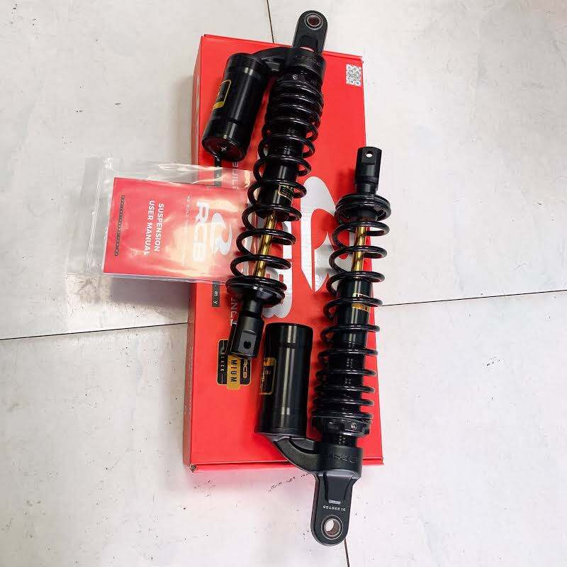 Phuộc rcb bình dầu full đen gắn airblade nouvo 4 5 6 pcx nvx xe điện