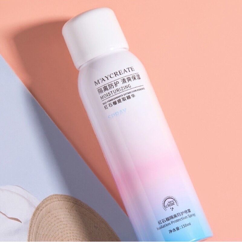 Xịt nâng tone chống nắng trắng da M‘aycreate 150ml | Maycreate
