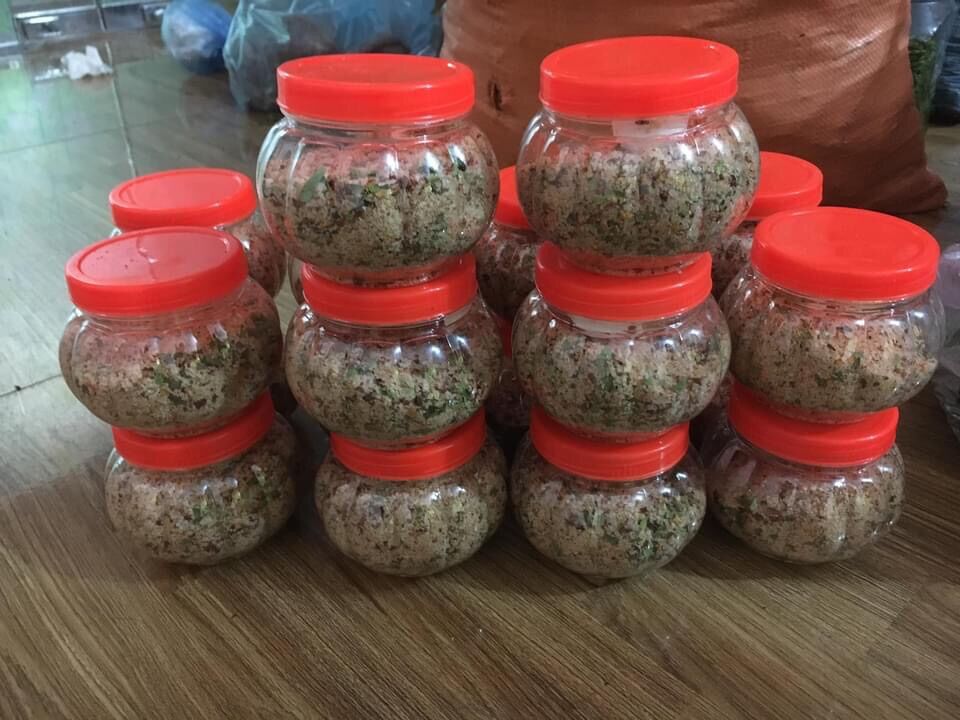 2 hộp muối chẳm chéo khô Tây Bắc
