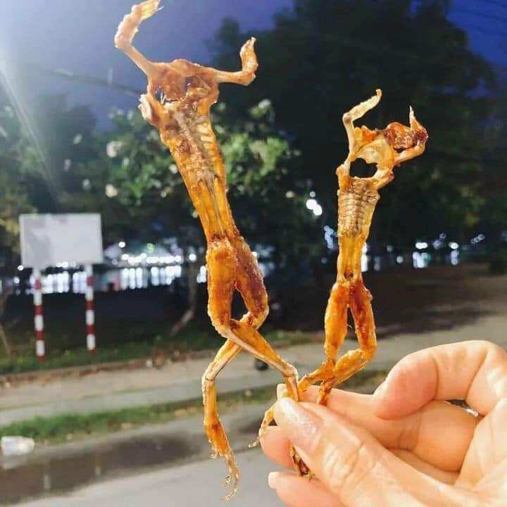 Khô nhái trung - túi 1kg