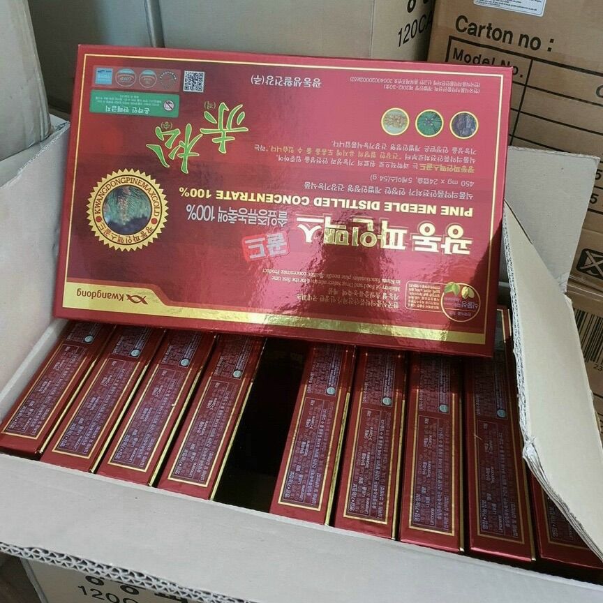 Tinh dầu thông đỏ Kwangdong Hàn Quốc (Hộp 120 viên)