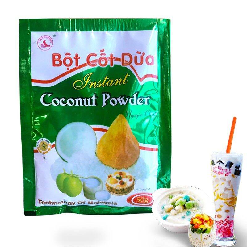 1 Gói Bột Cốt Dừa Không Đường Làm Bánh Keto Thơm Ngon