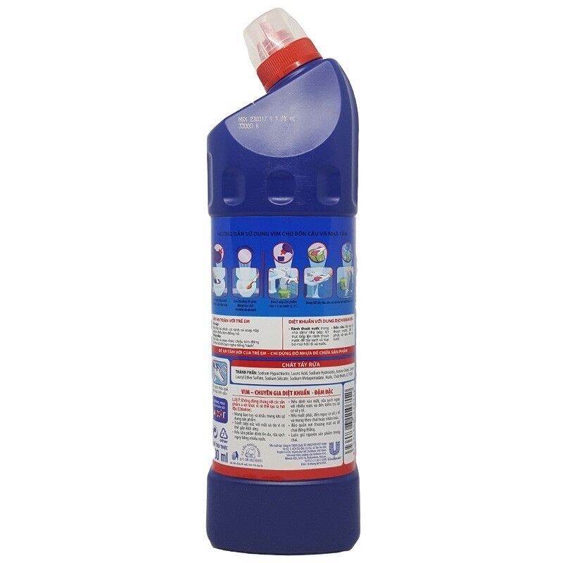 TẨY RỬA BỒN CẦU VÀ NHÀ TẮM VIM 900ml