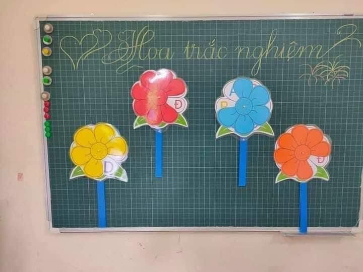Hoa Đáp án trả lời trắc nghiệm 8 cánh ép plastic toàn bộ