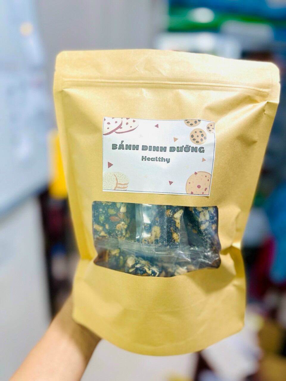 Thanh gạo lứt mè đen 500g