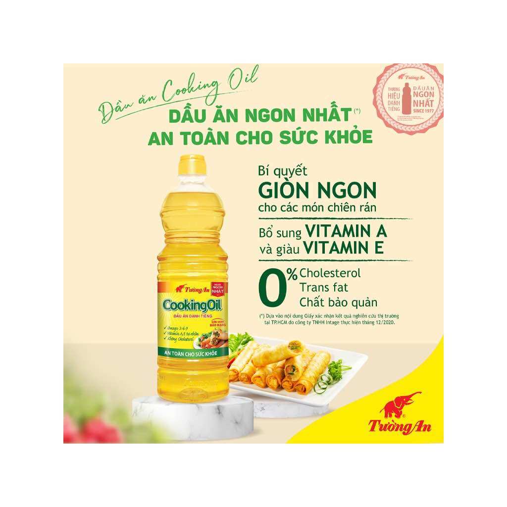 Tuong an Cooking Oil 1 Liter Bottle