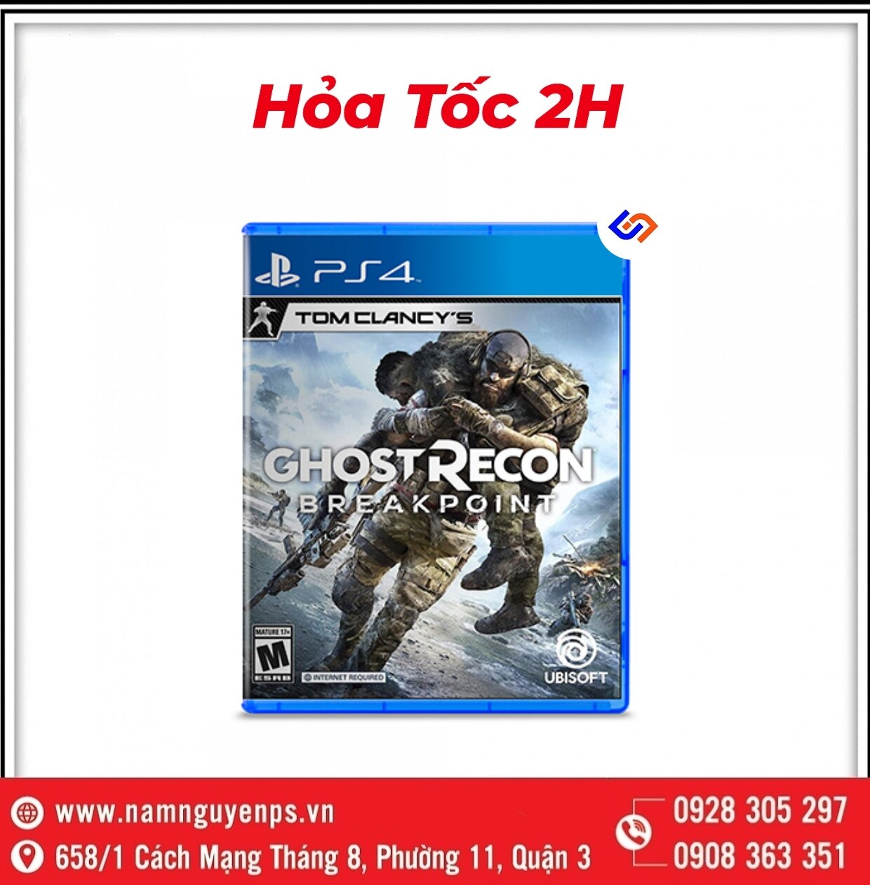 Đĩa game ps4 | tom clancy : ghost recon breakpoint