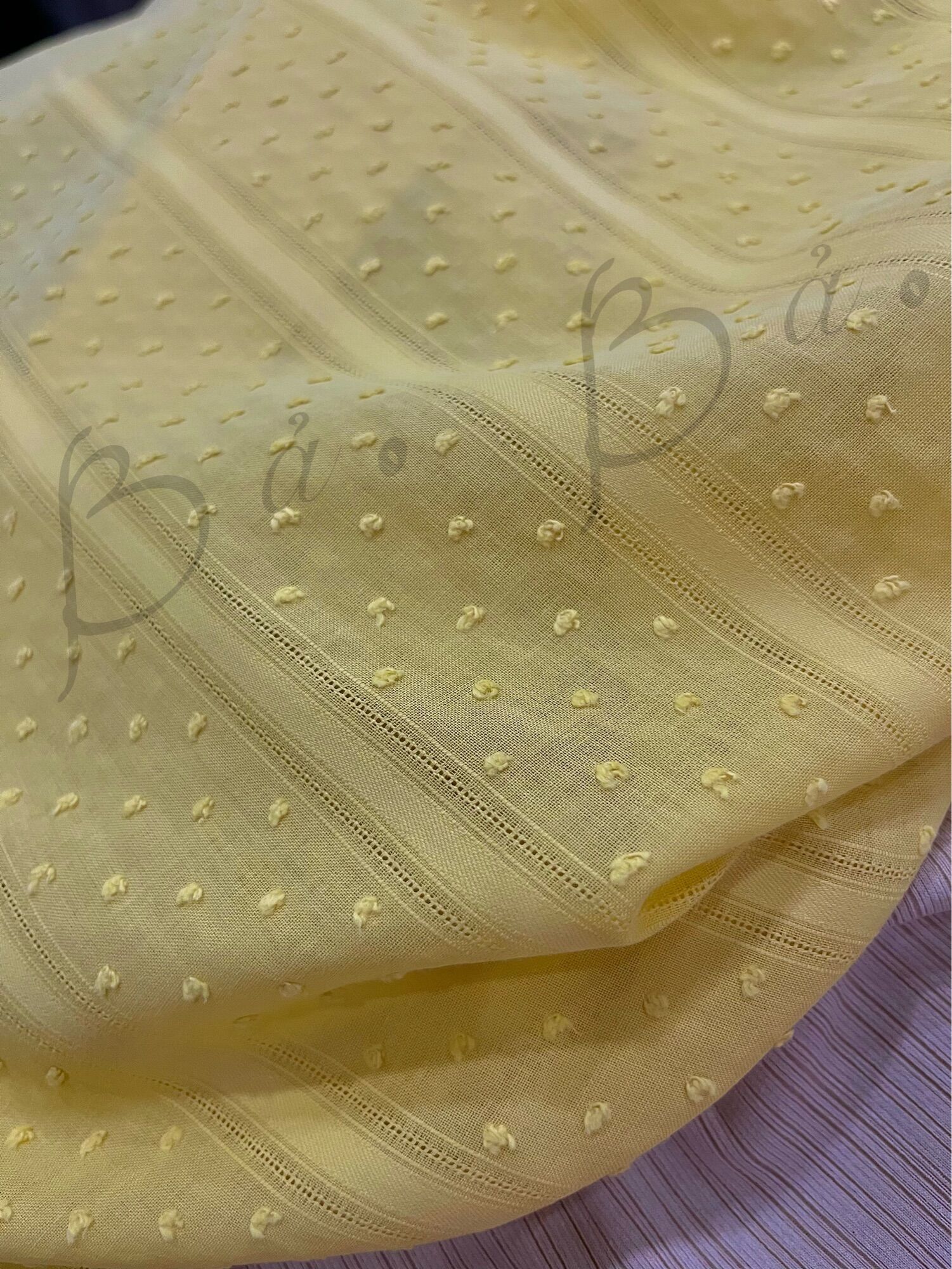Vải Xô Cotton Dệt Hạt Mềm Rũ Khổ 1m40