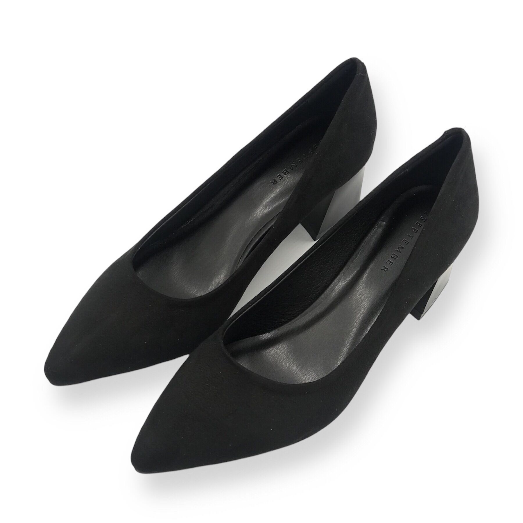 Giày cao gót 5cm mũi nhọn 2September Sansa Black