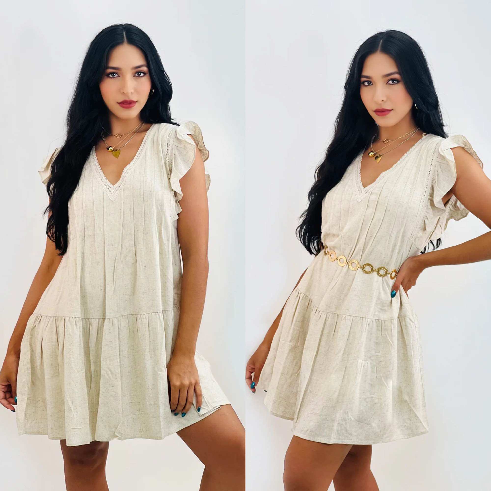 Đầm linen N€W !N xuất xịn
