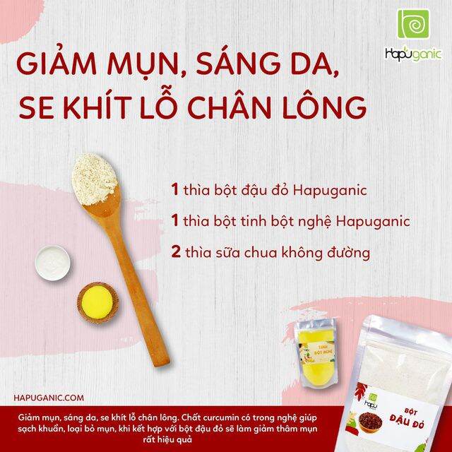 100gr bột đậu đỏ đắp mặt nạ nguyên chất