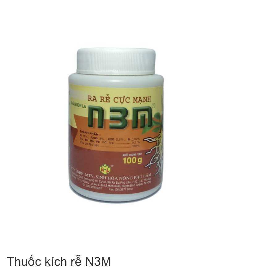 Phân bón kích rễ N3M loại 100g