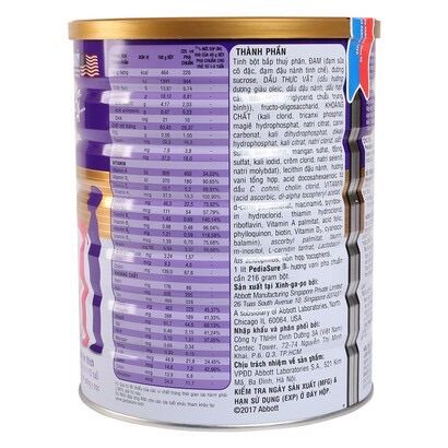 Sữa Pediasure lon 1,6kg (hàng móp nhẹ)