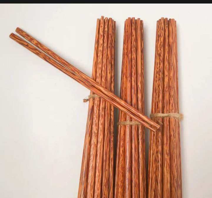 đũa ăn cơm 10 đôi làm từ gỗ dừa