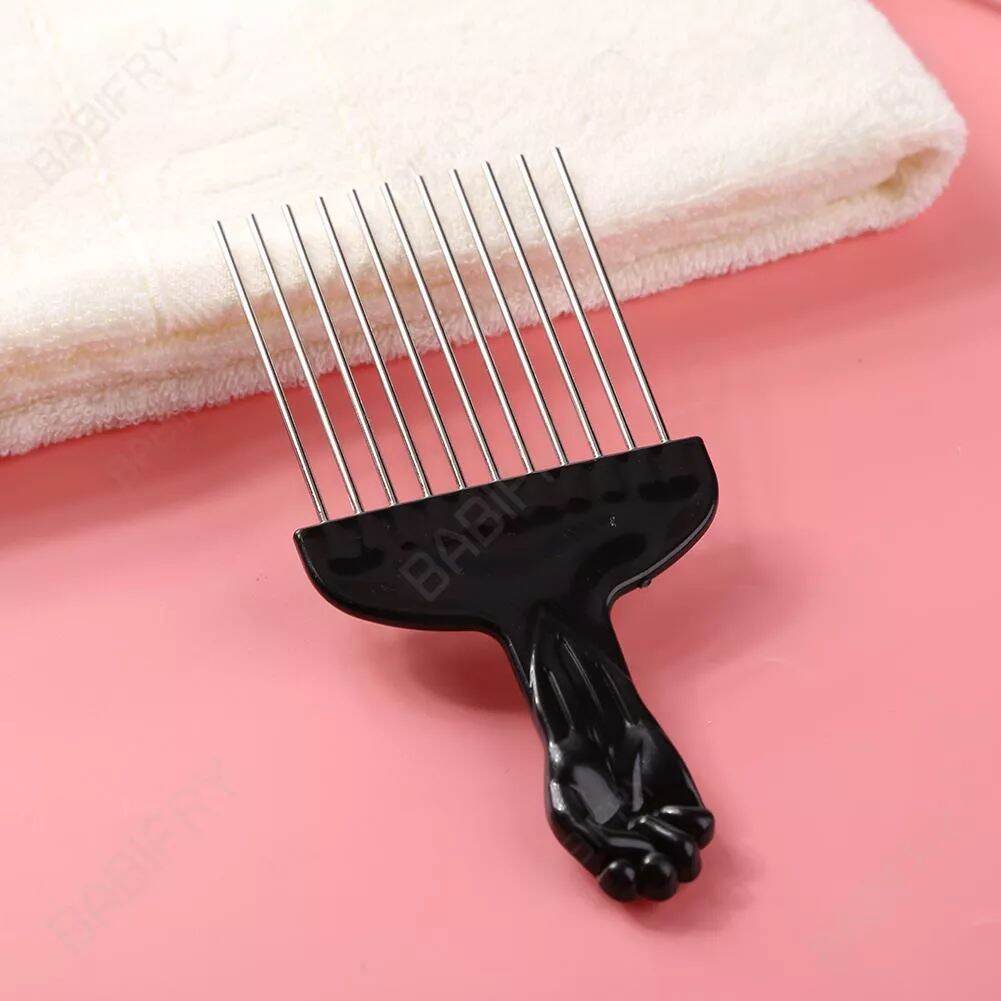 Lược Premlock Tạo Kiểu Tóc Xoăn Châu Phi. Lược Thép Tạo Kiểu Tóc Premlock Chải Phồng Tóc Nam.