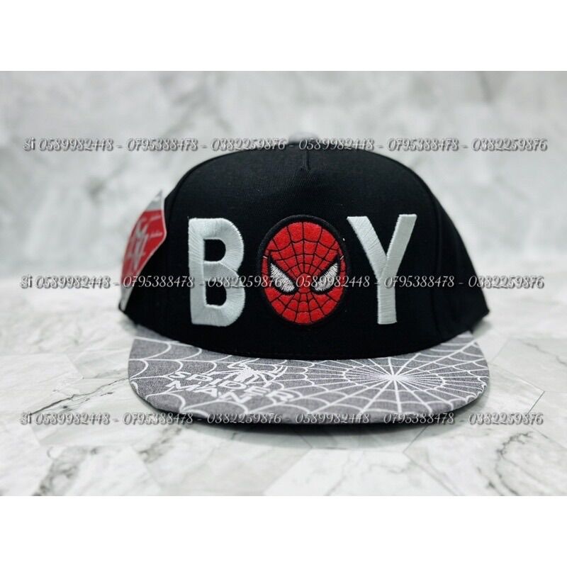Nón snackpack mỏ bằng hiphop nhện 🕷 boy cho bé trai phối kết đáng yêu 1t đến 5t